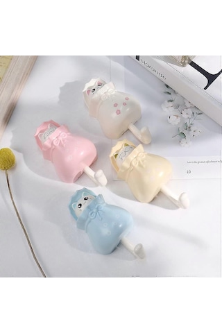 Adet Sevimli Duvar Kancaları, Oda Dekoru İçin Yapışkanlı Kedi Anahtarlık, Havlu Sırt Çantası Şapka Atkı Asma Dekorasyonu İçin Ağır Hizmet Tipi Duvara Monte Kedi Palto Kancaları Çok Renkli