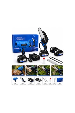Lieber German 2li Set 6 Kademeli 10000 Rpm Jet Üfleme + 15 Cm Dal Budama Kesme Makinası