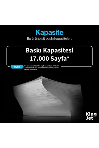 Kingjet Hp Uyumlu Ce260x 649x Siyah Yüksek Kapasiteli Tekli Çipli Uyumlu Toner Cm4540fskm