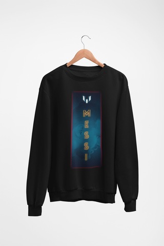 Magors Stıl-x Messi Baskılı Erkek Çocuk Sweatshırt Siyah-3
