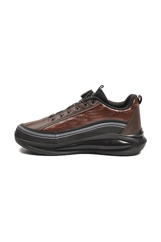 Siyah Kahve Memory Foam Misina Bağcıklı Erkek Sneaker 2250 M Siyah-kahve