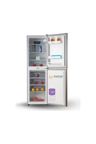 Kaizer Germany Çift Sistem 240 Buzdolabı Alttan Buzluk -antrasit 12 / 24 / 220 Volt