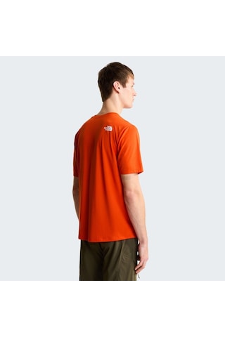 The North Face M 24/7 S/s Tee Logo Graphıc Reg Erkek T-shirt Nf0a8bejg6l1 Lava Red
