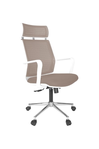 Gizmomobilya Gizmo Fileli Şef Bilgisayar Ofis Çalışma Koltuğu Fk1400 Efor Ekru