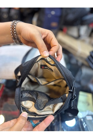 Trgpolo Yıldız Kumaş Omuz Çantası Siyah