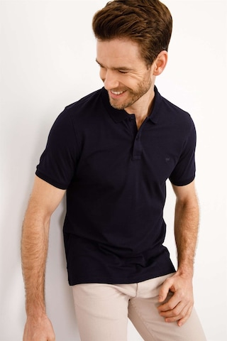 İgs Modern Fit Dar Kalıp Erkek Polo Yaka Tişört Lacivert