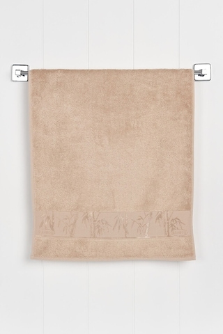 Nurpak Bambu Yüz Havlusu 50 x 90 - Vizon