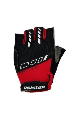 Asistan Cape Gl 400 Kısa Parmak Eldiven Kırmızı - Siyah