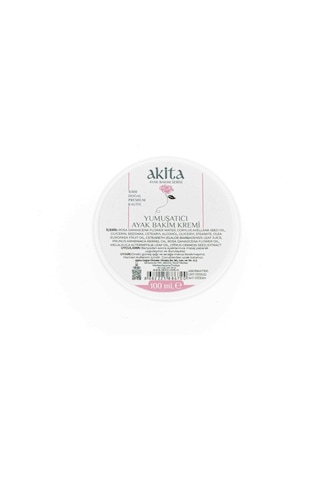 Akita Doğal Gül Özlü Yumuşatıcı Ayak Kremi 100 ML