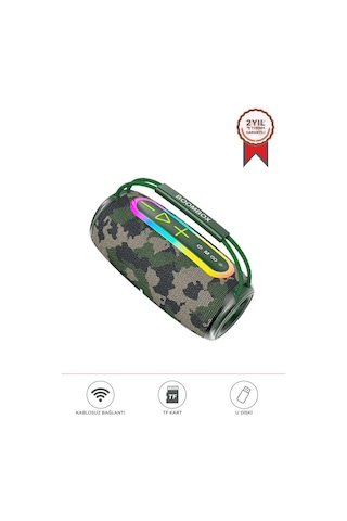 Torima Boombox680 Yeşil Kamuflaj Ipx6 Kablosuz 30w Bluetooth Hoparlör Speaker