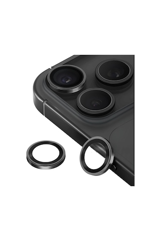 Apple İphone 18 Pro Max Bilvis Titan Kamera Lens - Siyah Aklby-bsva58 Diğer