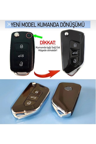 Lüx Volkswagen Uds Jetta Caddy Transporter Skoda Seat Uyumlu Amarok Vs. Yeni Nesil Dönüşüm Kabı
