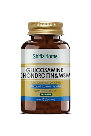 Aksu Vital Shiffa Home Glukozamin Kondroitin & Msm 60 Tablet