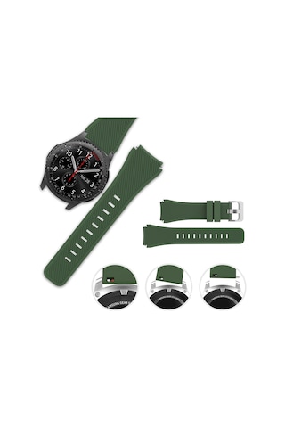 E2M HUAWEI WATCH 22MM KRD-12 FRONTİER SİLİKON GÖK