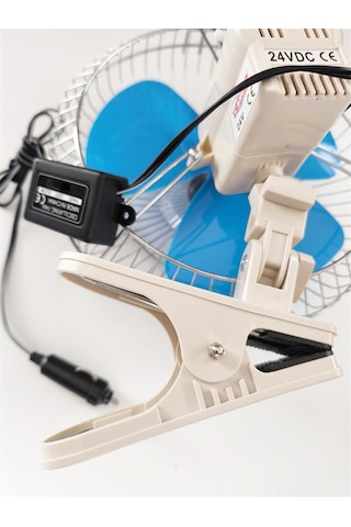 Oto Vantilatör 24 Volt 10 Inç Mandallı Çakmaklık Girişli 6400402