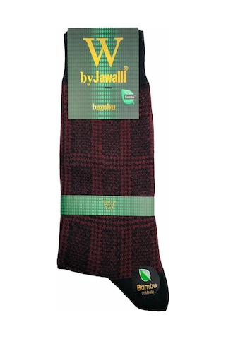 By Jawalli Desenli Bambu Erkek Çorabı-Çok Renkli