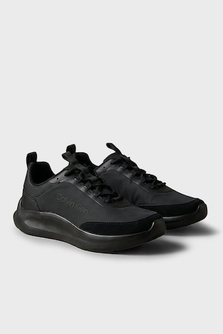 Calvin Klein Süet Detaylı Sneaker Ayakkabı Erkek Ayakkabı Hm0hm02342 0gj Siyah