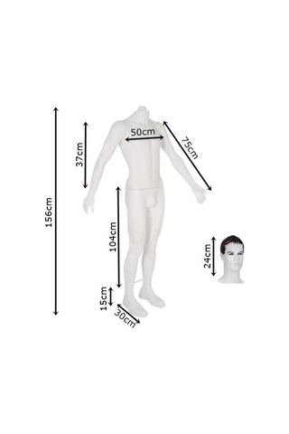 Rafburada Rafburada® Bay-Bayan Boy Mankeni,Makyajlı Boy Manken,Vitrin Manke