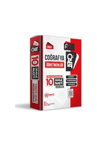 2024 Öabt Coğrafya Öğretmenliği 10lu Paket Deneme D. Çözümlü Tg Anamorfik Yayınları