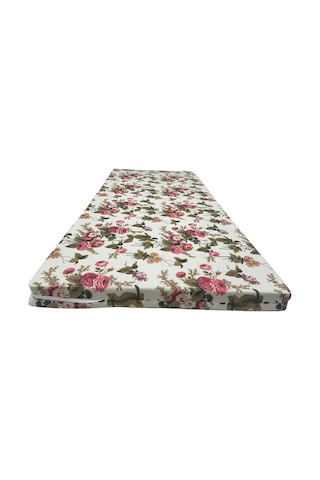 Sünger Yatak 80x180x6 Cm, Yer Yatağı, Balkon Yer Minderi,şantiye,karavan,deprem Yatağı-ingiliz Gülü