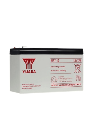 Yuasa NP 7-12  12V 7Ah Bakımsız Kuru Akü - 02/2022 Üretim