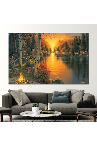 70x100cm 1 Parça Kanvas Tablo, Manzara Kanvas Baskı
