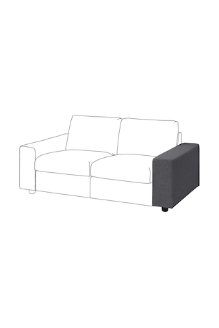 Ikea Gri Rahat Kanepe - Kanepe Kolçak Kılıfı