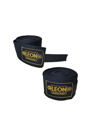 Leon Elastik Boks, Kick Boks Ve Muay Thai Bandajı 7 Metre Siyah (342995331)