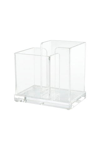 Wedo Cristallic Exclusive Akrilik 2 Bölmeli Masa Organizeri 606016 Şeffaf