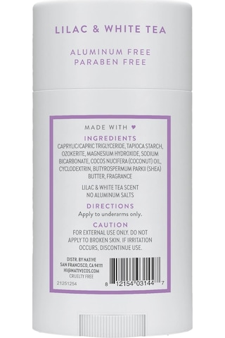 Native Lilac & White Tea Alüminyumsuz Stick Deodorant 75gr