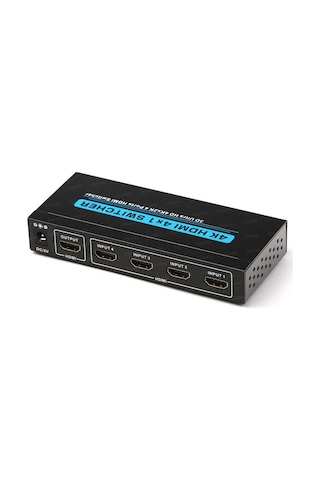 Yediverenbilişim 4 Giriş 1 Çıkışlı Uzaktan Kumandalı 4K Hdmi Switch (Seçici)