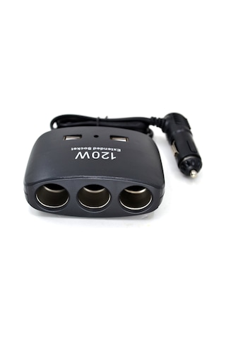 Araç Cep Telefonu Şarj Aleti 3100ma Usb 120w Çakmak Portu 12v 24v