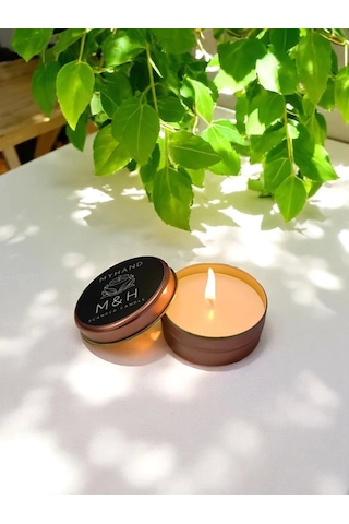 Myhand Soyawax Rose Teneke Kokusuz Mum 60 Gr Rose