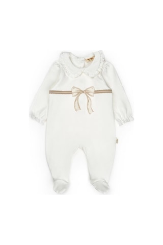 Bebek Tulum Şapka %100 Organik Pamuk , Bebek - Yenidoğan- Csy8149 Taş