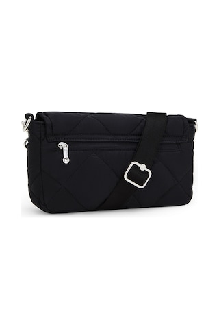 Kipling Kıplıng Aras Küçük Boy Omuz Çantası Siyah Cosmıc Black Ql Siyah