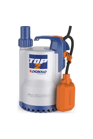 Pedrollo Top 2 Flatörlü Plastik Gövdeli Drenaj Dalgıç Pompa