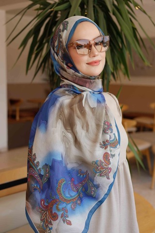 Mimiyum Saray Serisi-soft Şal - Model 10 Çok Renkli