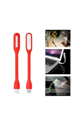 Usb Lamba Klavye Led Işık Kırmızı