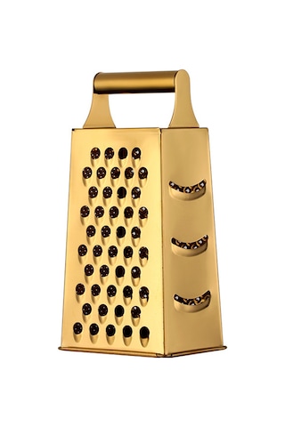 Symbee Ev Mutfak İçin Çelik Dört Yönlü Sebze Dilimleyici - Salatalık, Patates, Sarımsak Dilimleme Aleti A199 Altın Diğer