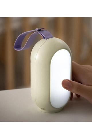 Clevamama Nite Nite Işık Ve Reiki Ses Makinesi + Keel Toys Sürdürülebilir Yumuşak Yılan Oyuncaklar Uyku Arkadaşı Mor