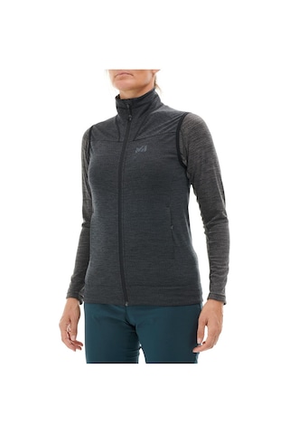 Millet Lokka Kadın Tam Fermuar Polar Yelek Mıv8680 0247 Siyah