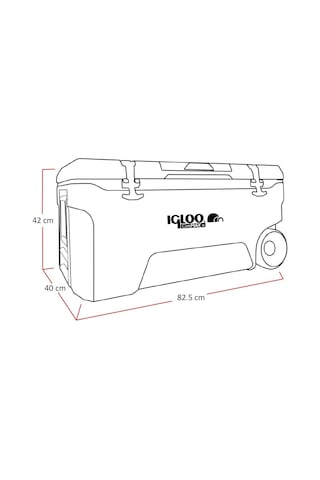 Igloo Coremax 75 Tekerlekli Buzluk 75 Litre Beyaz