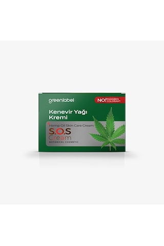 Greenlabel Kenevir Yağı S.o.s Krem 50 ML