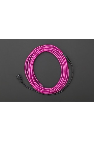 El Wire Neon İp Led - Mor 3m