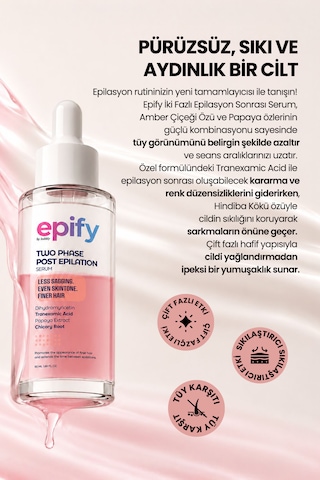 Epify Çift Fazlı Tüy Azaltıcı Serum
