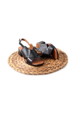 Papuçcity Frzn 02878 4,5 Cm Kadın Topuklu Sandalet 001