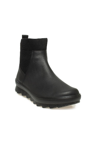 Legero 000504 G Novara Gore-tex Deri Siyah Kadın Bot Siyah
