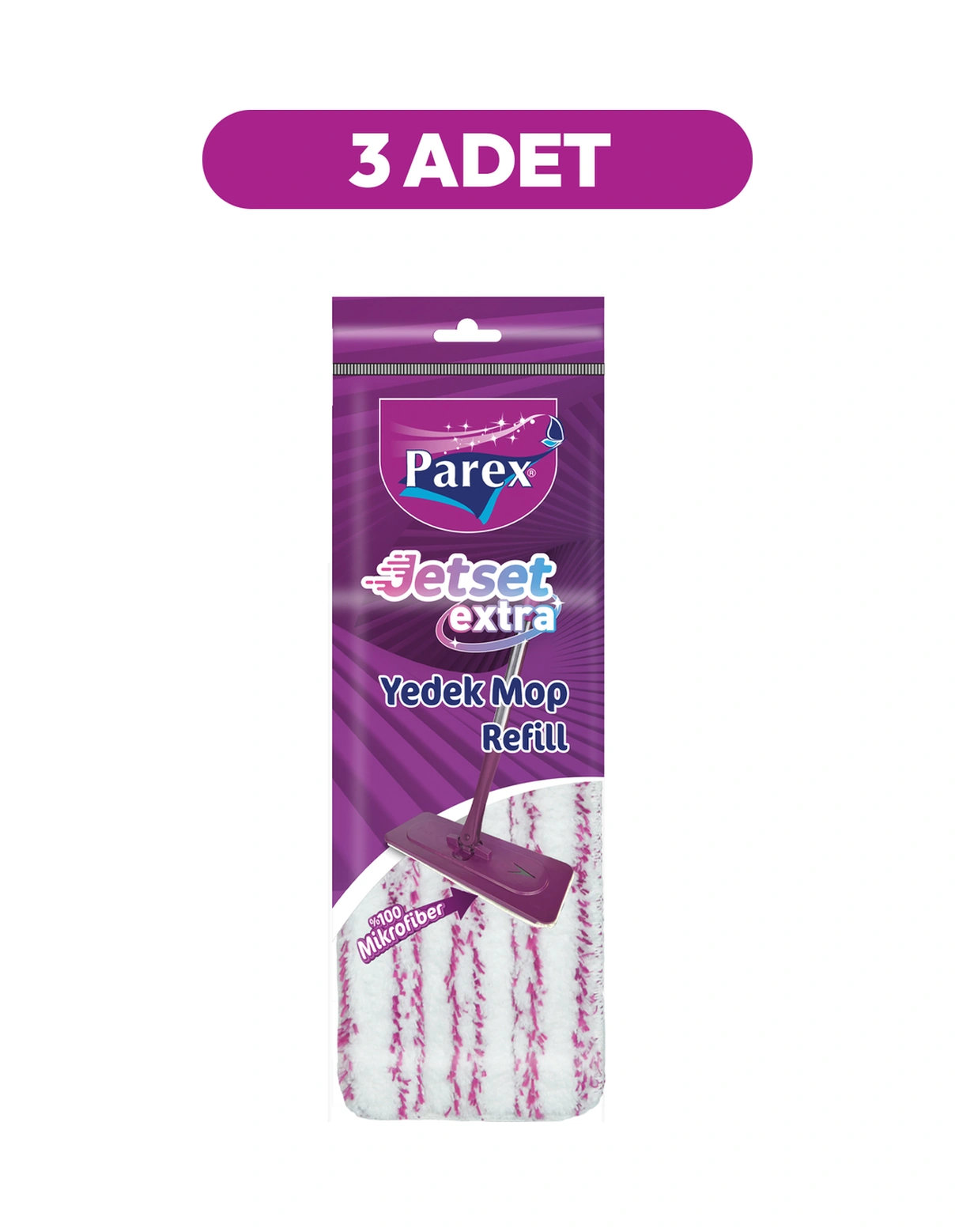 Jetset Extra Yedek Mop Üçlü Paket