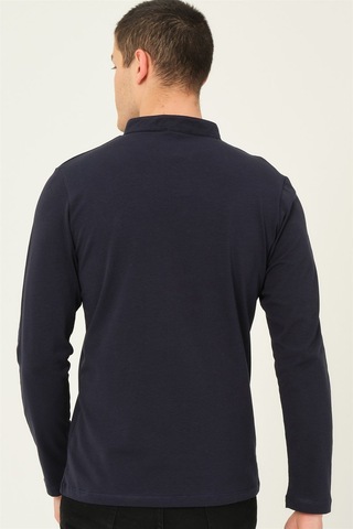 V4009 Dewberry Erkek Sweatshırt-lacivert Lacivert