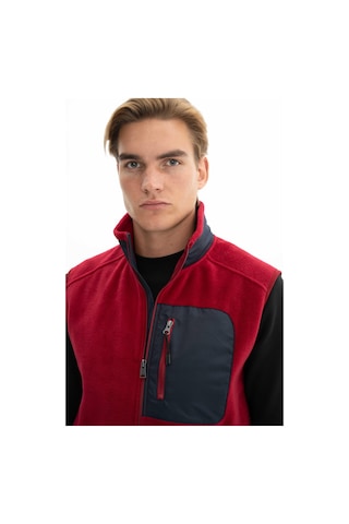 Arma Erkek Kışlık Softech Polar Relax Fit Tam Fermuar Yandan Cepli Baskısız Yelek K26424674101 Bordo